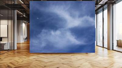 clouds of unusual shape, clouds in the sky, beautiful sky background Wall mural