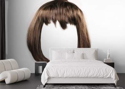 brown hair Wall mural