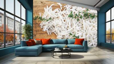 Vegan Shredded Cheese Wall mural