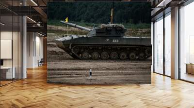 russian tank t Wall mural