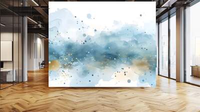 Water Abstract with glitter Background Wall mural