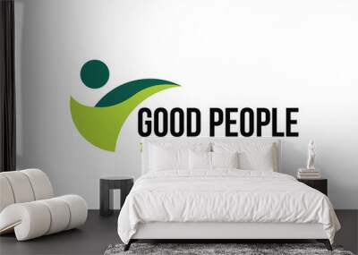 good people logo icon vector Wall mural