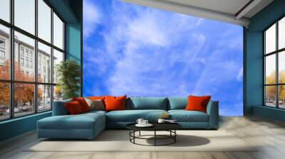 blue sky background Wall mural