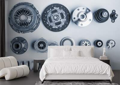 Bearing for car on white background Wall mural