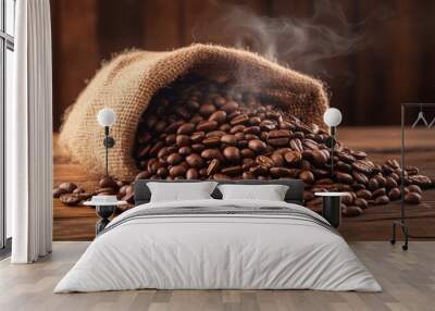 The Burlap Sack of Coffee Wall mural