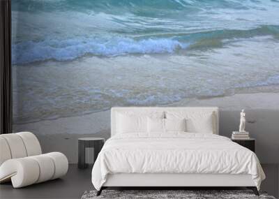 waves on the beach Wall mural