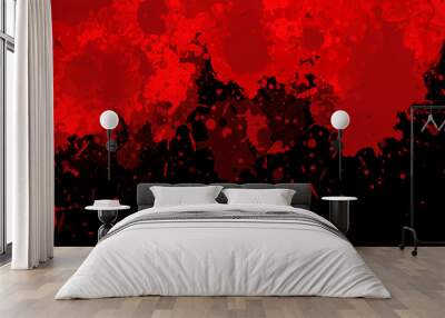 Blood splattered background for Halloween Wall mural