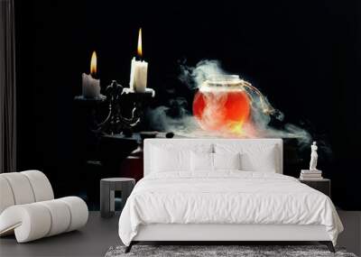 magic and wizardry concept. Wall mural