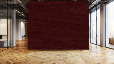 Wood Red Mahogany. Mahogany wooden surface. Backgrounds and textures Wall mural