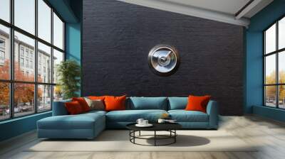 eye door for safety, security form steal concept. Wall mural