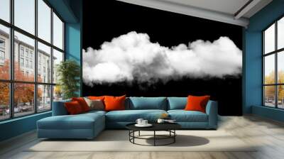 clouds on black background Wall mural