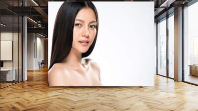 Beautiful Young Asian Woman with Clean Fresh Skin, Wall mural