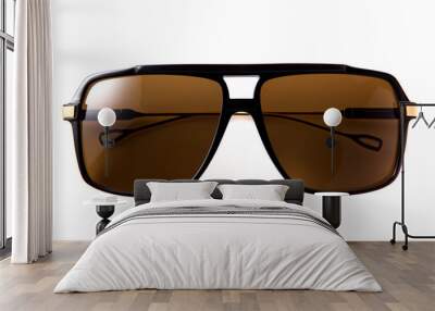 Sunglasses isolated on background Wall mural