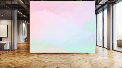 Abstract colorful watercolor for background. Pastel mesh background Wall mural