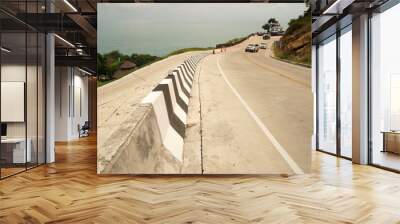 Landscape Road Coast at Khanom View Point , Sichon Nakhon Si Thammarat  Thailand  Wall mural