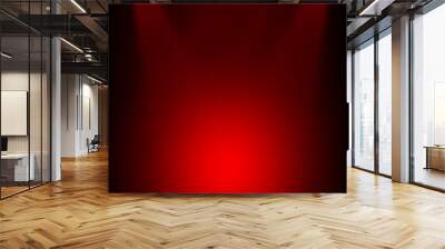 Red stage light background Wall mural