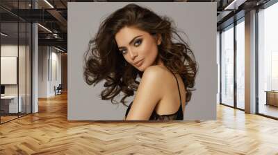 Beautiful female face with natural perfect skin Wall mural