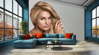 Blond beauty Wall mural