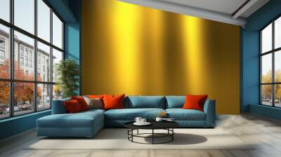 gold metal background Wall mural