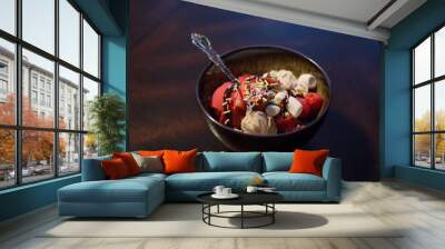 ice cream sundae Wall mural