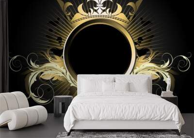 ornate frame Wall mural