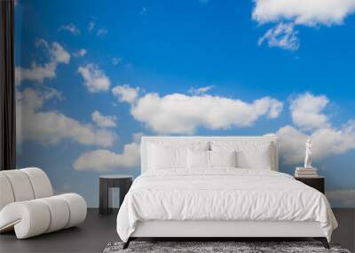 blue sky with cloud closeup Wall mural