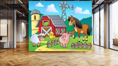 Farm theme image 4 Wall mural