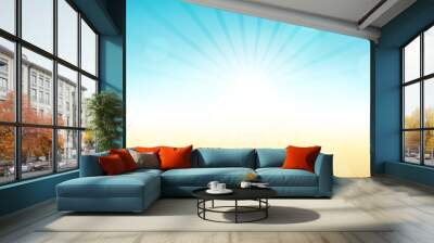 summer theme abstract background 6 Wall mural