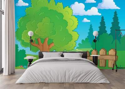 Tree theme image 2 Wall mural