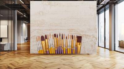 a set of new art brushes Wall mural