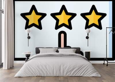 Rating Icon Wall mural