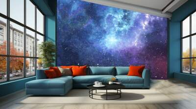 the Big Bang theory with the microwave background Wall mural