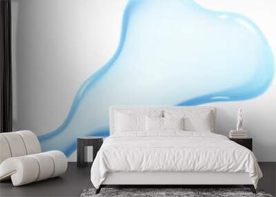 Blue Liquid Blob Wall mural