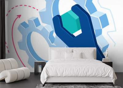 Customization tools Wall mural