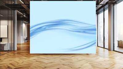 Fresh clean water flowing wave Wall mural