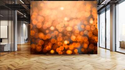 Beautiful bokeh glitter abstract background. Wall mural