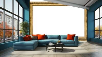 large golden frame Wall mural