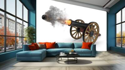 ramadan cannons shot moment. 3d illustration Wall mural