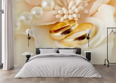 wedding rings Wall mural