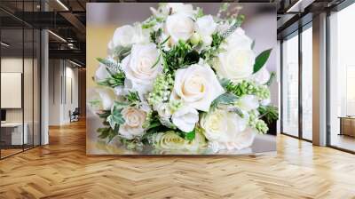 Brides bouquet Wall mural