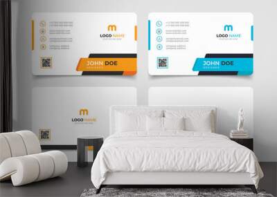 creative modern name card and business card	 Wall mural