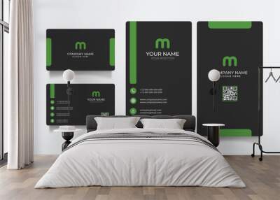 creative modern name card and business card Wall mural