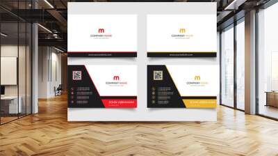 creative modern name card and business card	 Wall mural