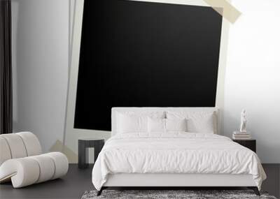 vector polaroid picture frame Wall mural