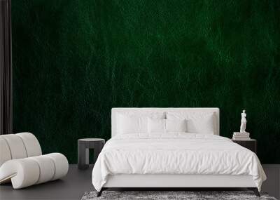 green  leather background Wall mural