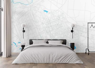 Sieverodonetsk, Ukraine bright vector map Wall mural