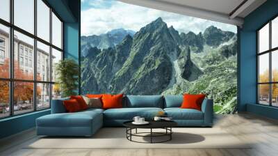 mountain panorama Wall mural