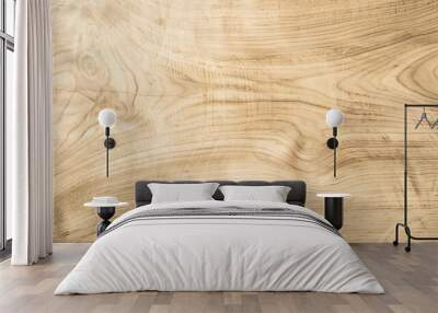 Light texture of wooden boards, background of natural wood surface Wall mural