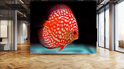 Pigeon Blood Discus fish - (Symphysodon sp.)  Wall mural