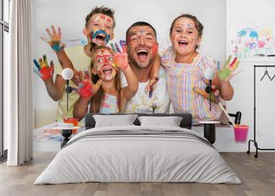 education and family concept Wall mural